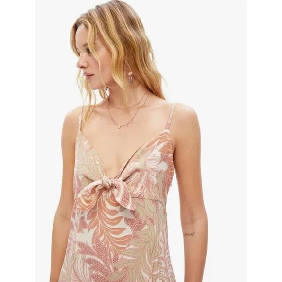 💕NATALIE MARTIN💕 Sophie Dress ~ Jungle Print Clay 100% Silk Large L NWT - Picture 9 of 16